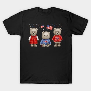 4th of July Teddy Bears outfit T-Shirt